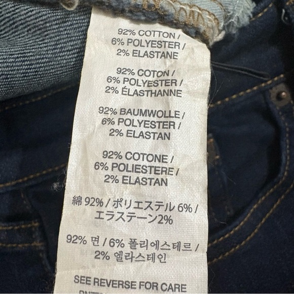 J. CREW Toothpick Dark Wash Skinny Jeans Women’s Sz 29 Cotton Blend Stretch - Picture 9 of 9